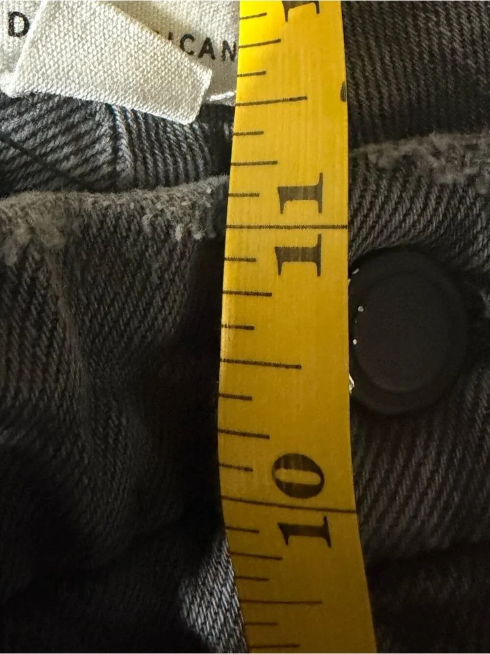 Good American Good Classic Raw Hem Cropped Straight Jeans Gray Size 4/27